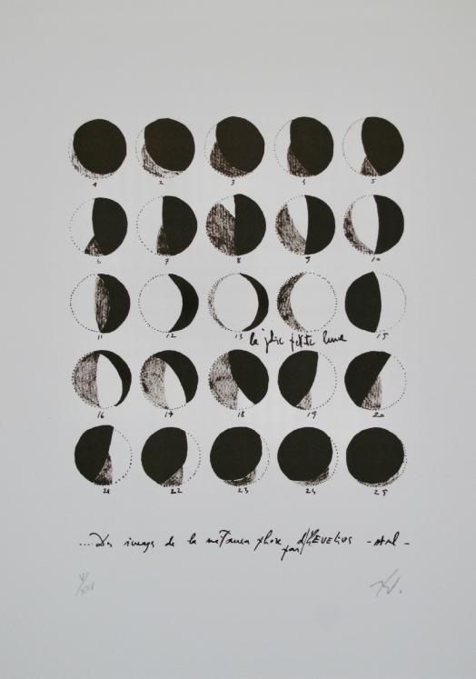 Richard TEXIER - Estampe originale - Lithographie - Lenelius